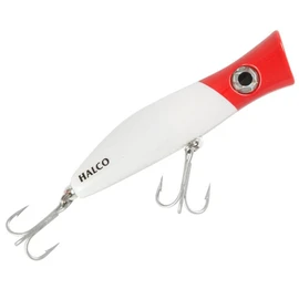 Halco Roosta Popper 105mm White Redhead
