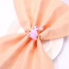 9PCS Easter Napkin Rings, Rhinestone Easter Bunny Napkin Holder Rings