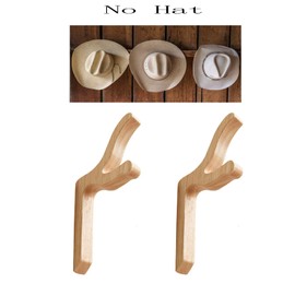 Tonmi Hat Holder, Cowboy Hat Holder, Wall Mount Hat Rack, Motorcycle Helmet Holder, Cowboy Hat Rack, Hat Organizer, Hat Wall Mount, Hard Hats Hook, Cowboy Hat Display & Storage Hanger - No Hat, 2-Pcs