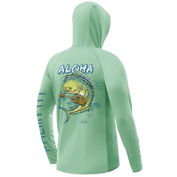 Palmyth Fishing Shirts for Men Long Sleeve Sun Protection Hoodie