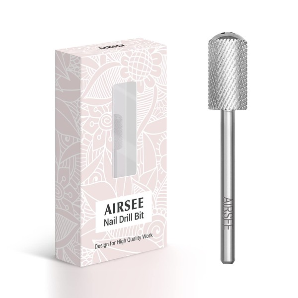 AIRSEE Tungsten Carbide Acrylic Nail Drill Bit Efile Electric File