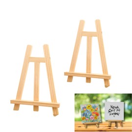Set of 2 Wooden Tabletop Easels (Small) 5.9 x 7.9 inches (15 x 20 cm)