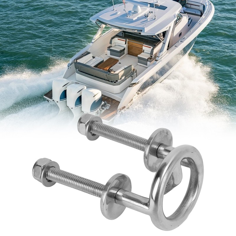 Boat Eye Hook Stainless Steel Material M10 Thread Oxidation Resistance