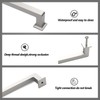 ROMATEE 10 Pack 6.3 Inch(160mm) Brushed Satin Nickel Cabinet Pulls