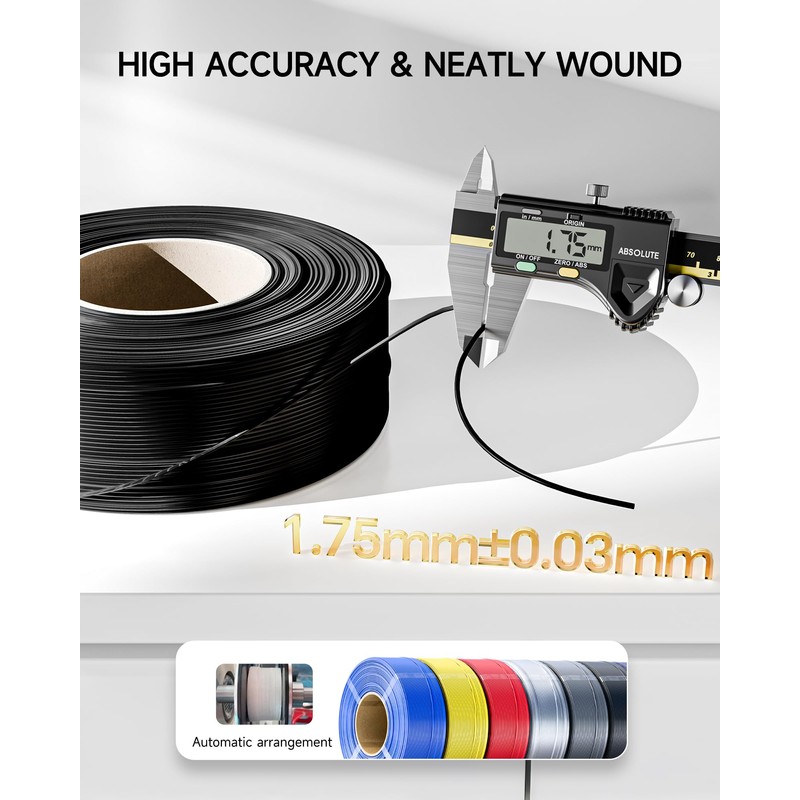 Creality Creality PETG Filament Refill 1.75mm 3D Printer Filament, 1kg