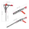 Lixada Automatic Spring Fishing Rod Holder, 1/2 Pack, Stainless Steel