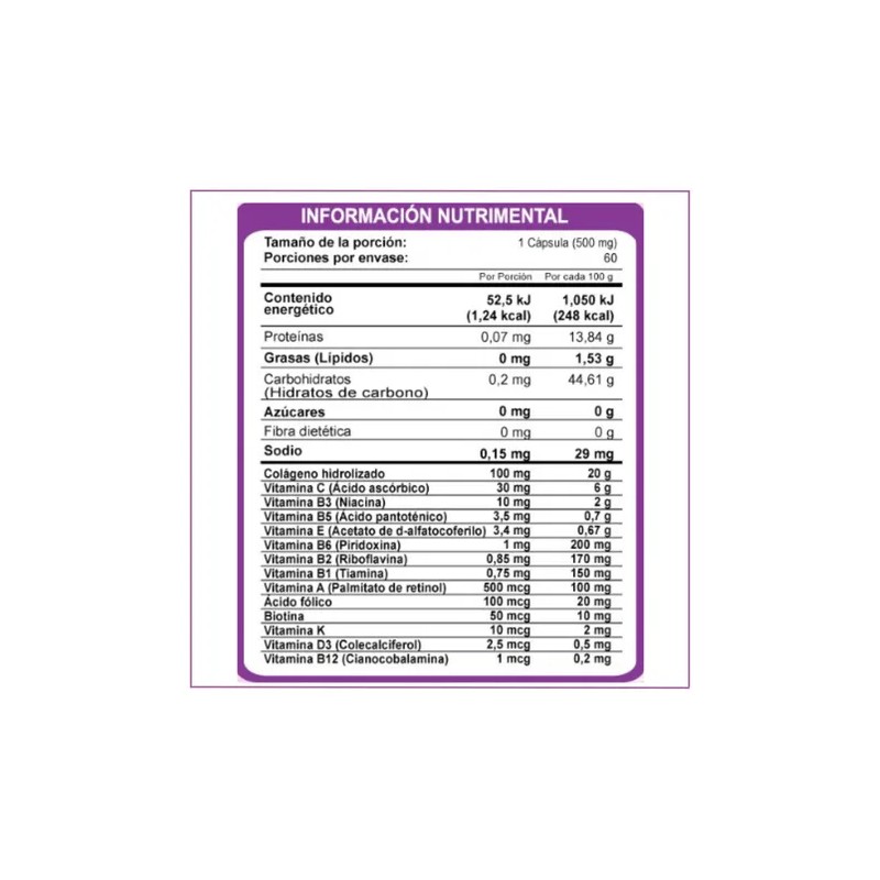 Multivitamnico Premium para Mujer WH-Multi-M con Colgeno Hidrolizado Widl Health