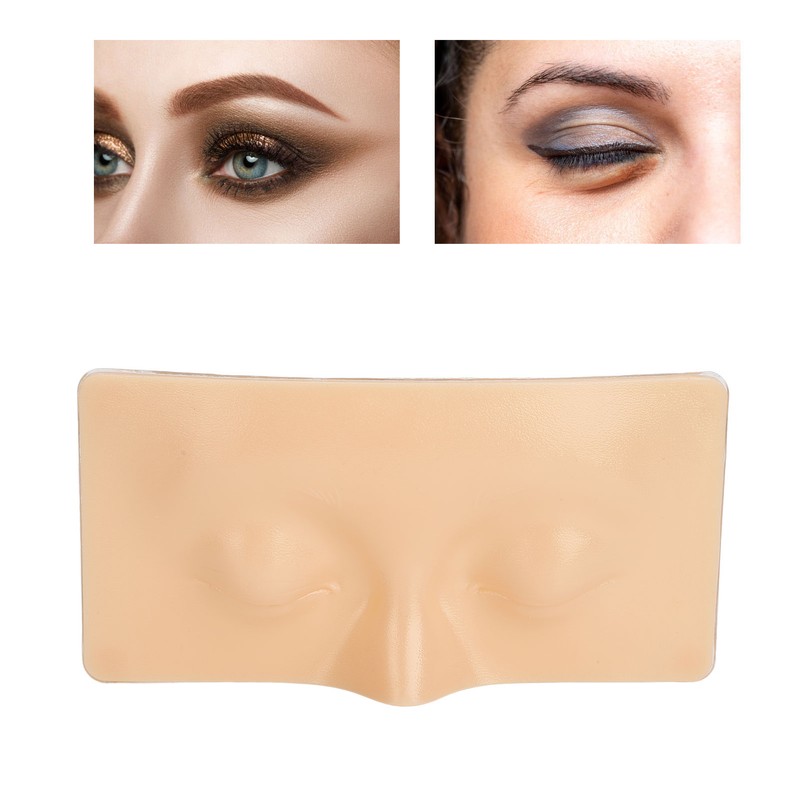 Makeup Practice Face 3D Silicone Face Eyes Makeup Mannequin Practice