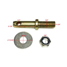 2 X Hitch Lift Arm Pins Set for Rural King Country Way 4' 5' 6' 7' Rotary Tiller