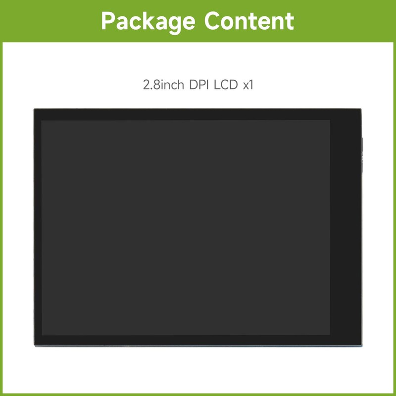 waveshare 2.8inch Screen LCD Compatible with Raspberry Pi 4B/3B+/3B/2B/B+/A+/Zero/Zero W/WH/Zero