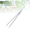 VICASKY 1pc Stainless Steel Multi-functional Eyebrow Clip and Tweezers for