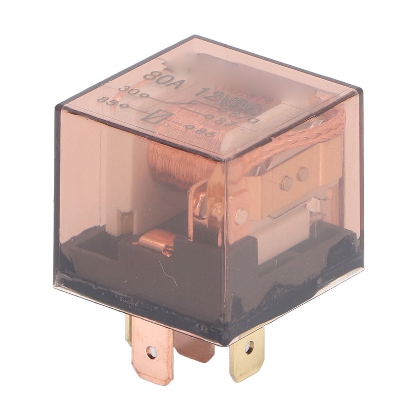 10 Pcs Waterproof Automotive Relay 80A 5 Pin SPDT Universal