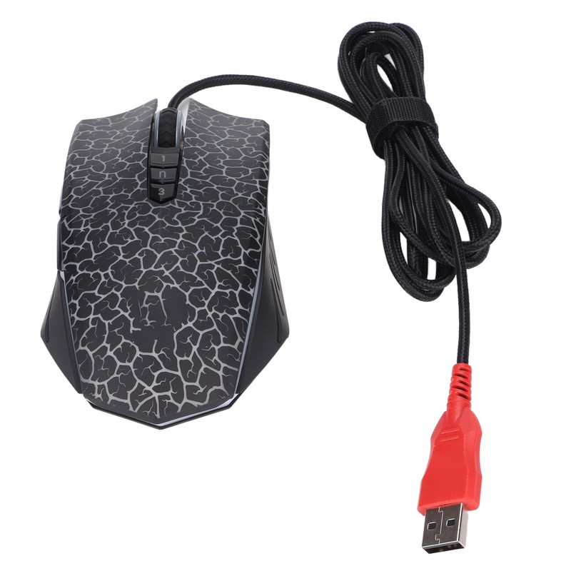Gaming Wired Mouse High Accuracy Optical 4000DPI Comfortable Grip Stylish