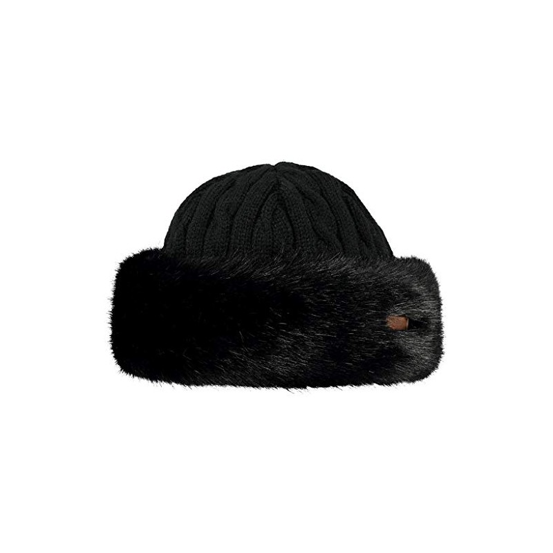Barts Fur Cable Bandhat Beanie Hat, Black (Black 0001), One