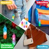 HOUT 24PCS Pop Fidget Keyring Toys - Party Bag Fillers