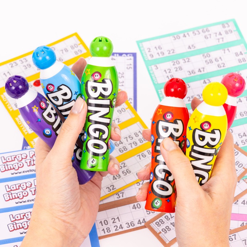 evelay Bingo Dabbers Pack of 6 | Mixed Colour Felt