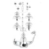 Saim Fountain Nozzle Head Set for Water Garden Pumps Set-8