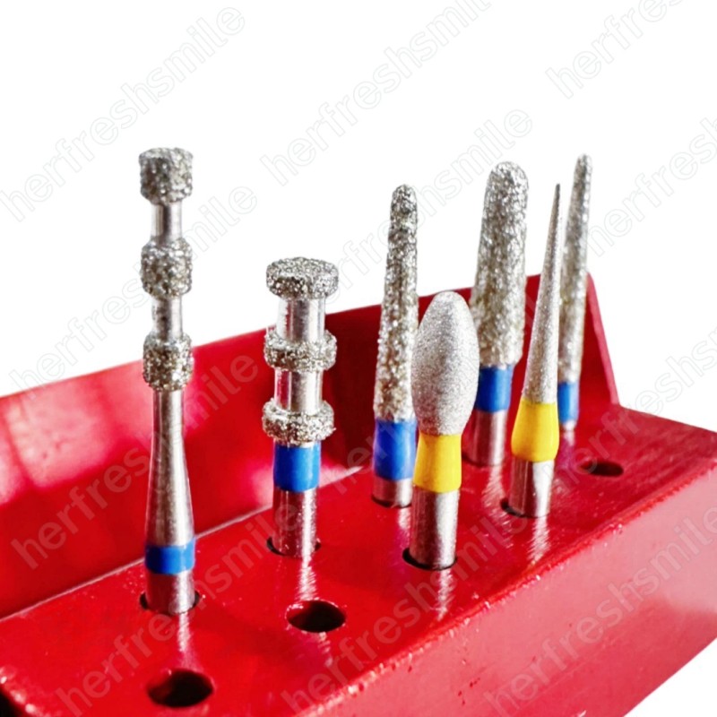 Nybeautifulteeth 2Kits Dental Porcelain Veneer Preparation Burs Zirconia Veneers Diamond