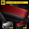 AOMSAZTO Armrest for 2013-2018 Nissan Altima Red