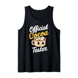 Kawaii Hot Chocolate Cocoa Cute Marshmallow Vibe Tank Top