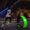 OMKHE Rechargeable LED Armband for Running(2 Pack), Light Up LED