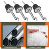 Foccts Pack of 4 Bottle Pourer Nozzle-Spout for Spirits, Spout