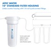 APEC Water Systems HW-10 10" White Standard Filter Housing with