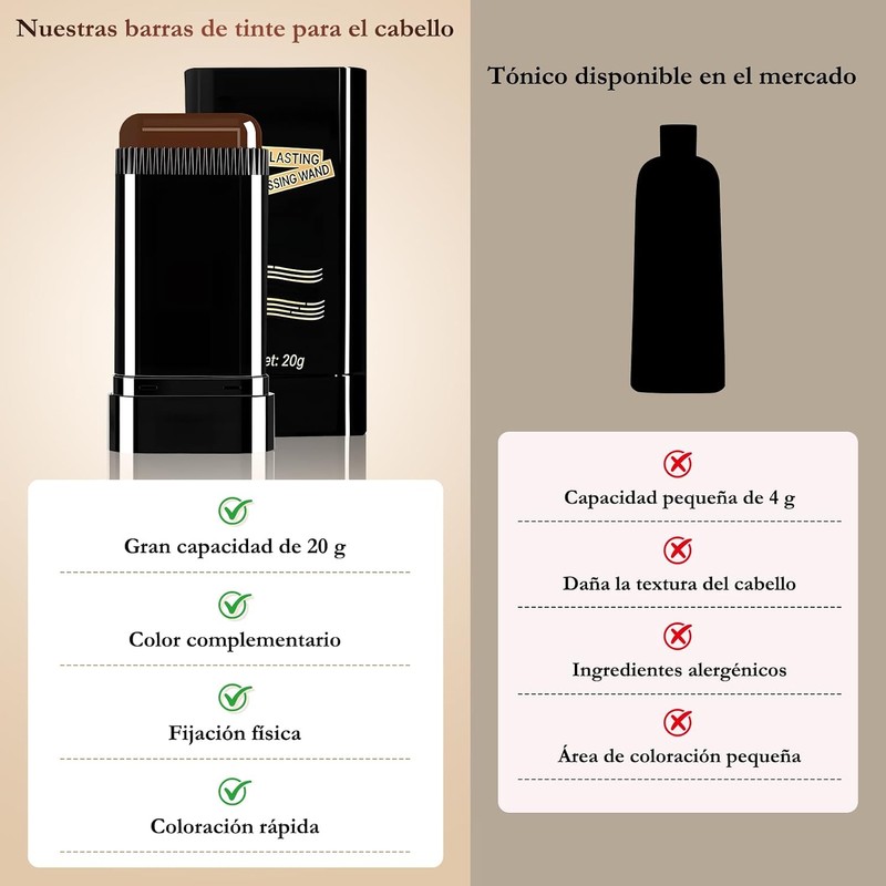 Peine para Tinte de Cabello, Peine con Tinte para Cubrir