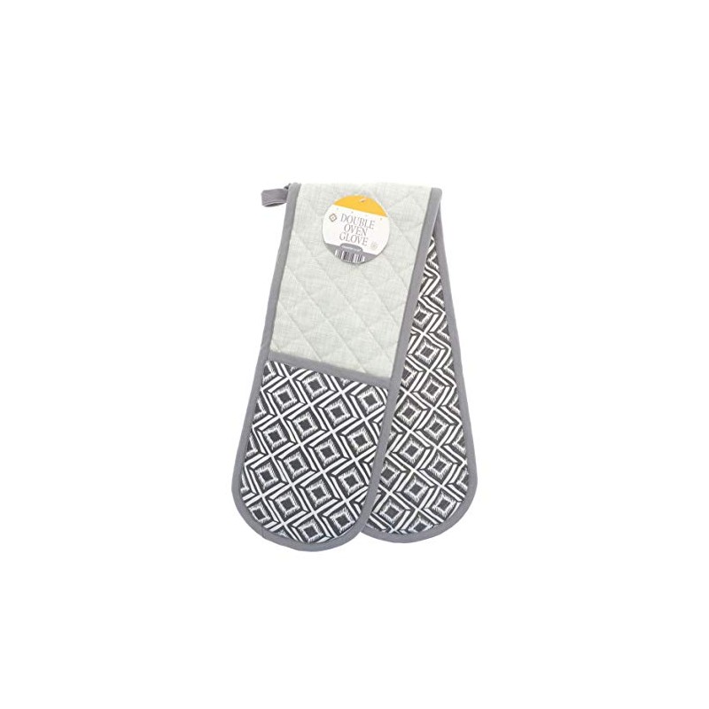 Kitchen Cooking Padded Heat Resistant Double Oven Fun Pattern Mitt