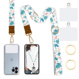 Phone Lanyard Crossbody Phone Strap Turtle Cell Phone Lanyard for Around The Neck Shoulder Wristlet Strap