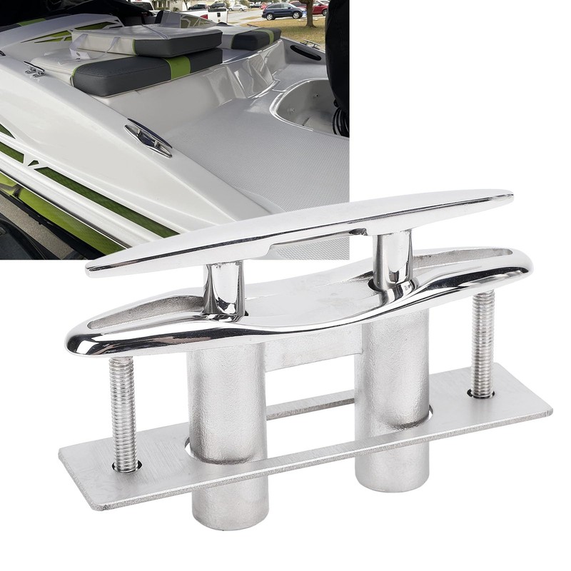 Boat Cleat Flat Top,316 Stainless Steel Boat Dock Cleats,Rope Cleat,Pull