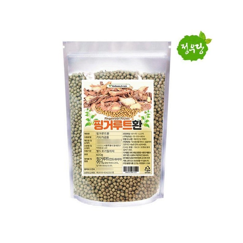 핑거루트환 600g 정우당 Fingerroot Powder 600g Jeongwoo Dang