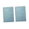 GRIRIW 2pcs Sky Spiral Notebooks Minimalist Diary Journal Notepad for