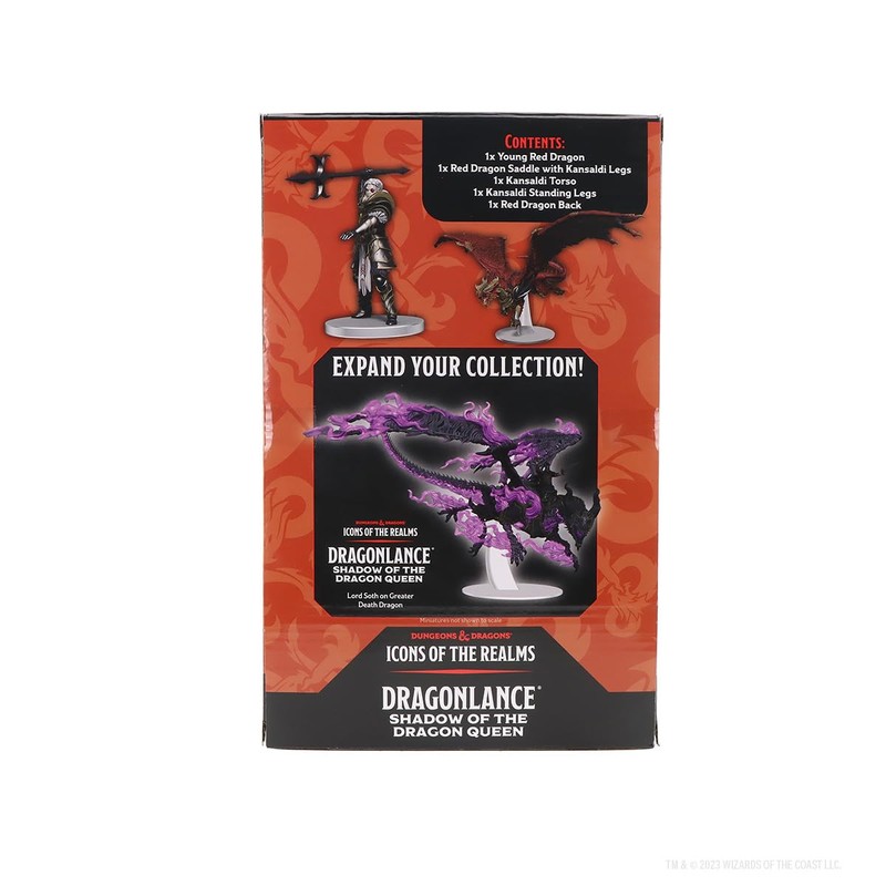 WizKids D&D Icons of The Realms: Dragonlance Kansaldi sobre dragón