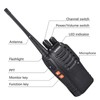 Aoresac Baofeng BF-888s Walkie Talkies 2 Packs Waterproof Rechargeable Long