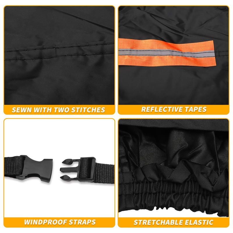 Partuto Car Cover Waterproof All Weather 210D-PU, UV Sun Rain