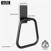 JUYSON Adhesive Hand Towel Holder for Bathroom, No Drill Towel