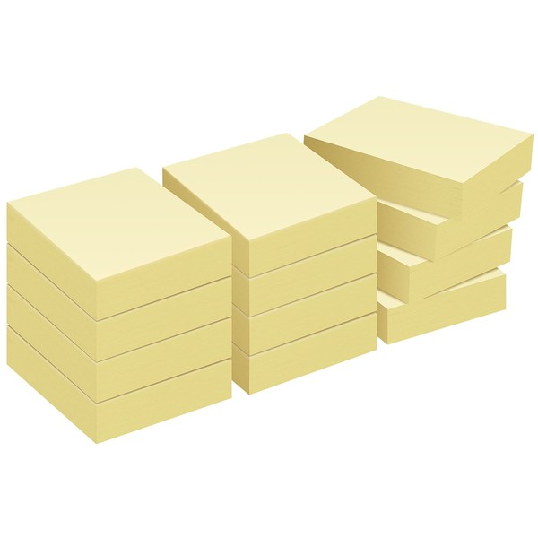 ZCZN 38 x 51 mm Sticky Notes, Canary Yellow Self-Stick