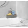 WENKO Minas Taupe Shower Caddy Wall Basket