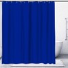 NTETSN Classic Royal Blue Shower Curtain, Solid Color Washable Thicken