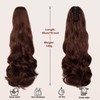 Dcbaboo Ponytail Extension Curly 18inch Claw Clip in Ponytail Hair