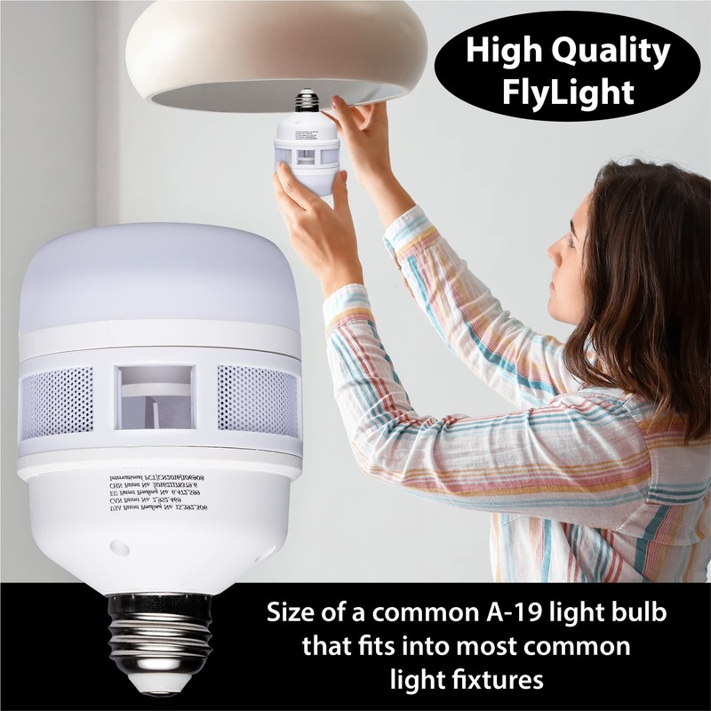 CLEANRTH Flylight – LED Light Bulb That Attracts Flies, Flying