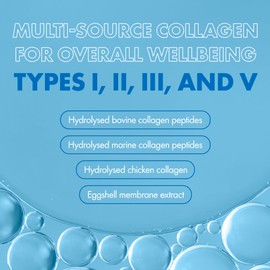 Incite Nutrition Incite Nutrition Unflavoured Multi Collagen Powder 500g. Source of Collagen Type 1 2 3 and 5. Essential Nutritional Supplement for Skin, Joints, Bones, Hair, Nails, and Muscle Recovery.