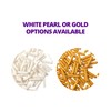 DecoPac Shimmer Rods, White Pearl Sugar Candy Decorations For Cakes,