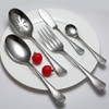 Mafier Premium 45 Piece Hammered Silverware Set with Smooth Edge,