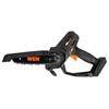 WEN 20V Max Cordless Mini Chainsaw with 6-Inch Bar, 4Ah