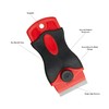 Mini Soft Grip Scraper – Compact Label & Sticker Remover