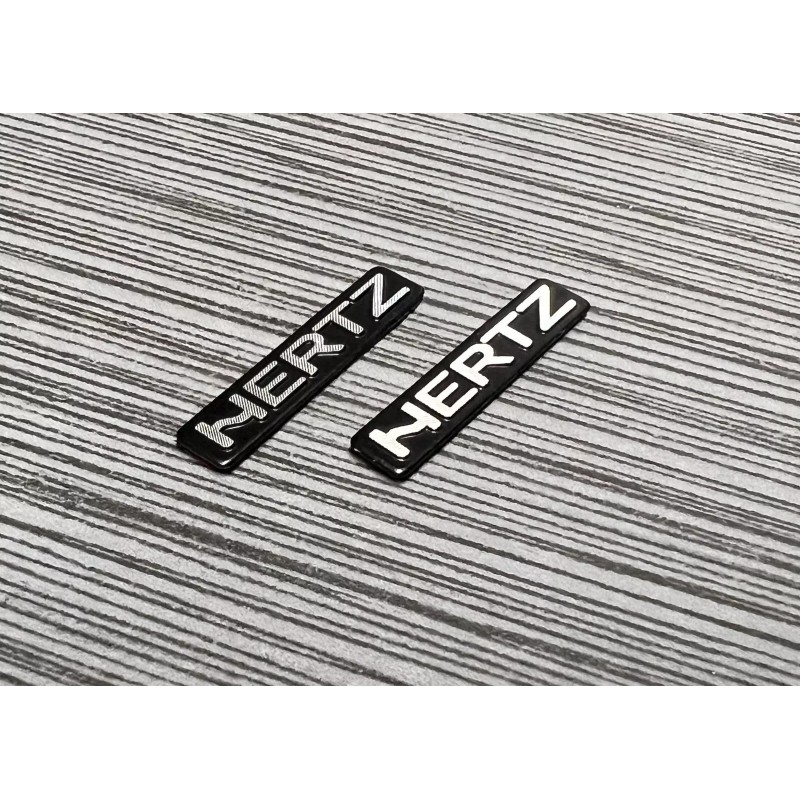 Unbranded 2 x Emblem Speaker Badge Decal Replacement fits Hertz