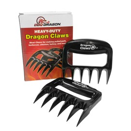BBQ Dragon Heat Resistant Meat Shredder Claws – Bear Claw Design for Pulled Pork, Chicken, Beef – Grill & Smoker Accessories