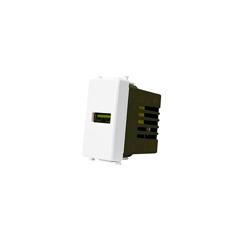 LEDLUX LL511W USB Charging Module 5V 2.1A Compatible with Vimar